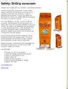 DriGrip sunscreen  Don't get burned!