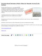 Precision Brand Introduces Metric Shims for Shoulder Screws & Die Buttons