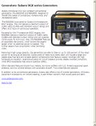 Subaru RGX series Generators