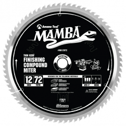 Amana has  expanded its Mamba line of thin-kerf contractor blades. 