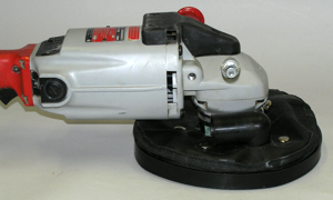 The Dust Muzzle Ultra Leatherneck is a universal dust collector for 7-8" grinders.