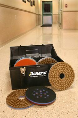 General Equipment's Pro Polish concrete system.