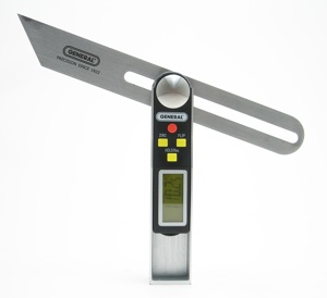 The new Model 828 Digital Sliding T-Bevel Gauge [Patent Pending] from General Tools & Instruments not only takes the guesswork out of angle duplication, but also eliminates the problems associated with analog readings and manual measurement transfer.
