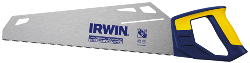 IRWIN Tools introduces the new IRWIN Universal Handsaw that cuts three times faster than traditional tooth handsaws and delivers unparalleled performance that tradesmen demand on the jobsite. IRWIN Tools introduces the new IRWIN Universal Handsaw that cuts three times faster than traditional tooth handsaws and delivers unparalleled performance that tradesmen demand on the jobsite.