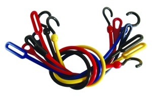 Just Ducky Perfect Bungee cords and straps ease cleaning and organizing with a super-strong polyurethane construction