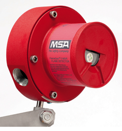 The latest line in MSA’s FlameGard Series, the FlameGard 5 Flame Detector family, is now available. At the forefront is the FlameGard 5 MSIR Detector, a multi-spectral infrared detector that features breakthrough neural network intelligence for reliable discrimination between actual flames and nuisance false alarm sources.