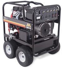 Mi-T-M’s heavy-duty generators now range from 1,700 to 14,000 watts. Mi-T-M’s heavy-duty generators now range from 1,700 to 14,000 watts.