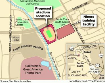 The proposed 49ers stadium would cost $937 million to build.