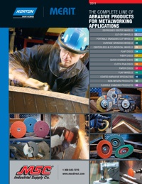 MSC Industrial Direct Co., Inc. has announced the release of its 2011 Norton/Merit Abrasive Products Catalog.