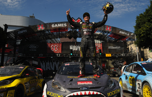 Brian Deegan took the gold medal in Rallycross in the 2011 Summer X Games. 