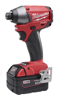 A centerpiece of Milwaukee's M18 FUEL cordless line is the model 2653-22 ¼-inch Hex Impact Driver.