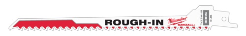 A new Rough-In Sawzall blade from Milwaukee is engineered to make short work of nail-embedded lumber. 