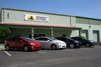 Southwest Fastener's new fleet of solar powered Prius cars. Southwest Fastener's new fleet of solar powered Prius cars.