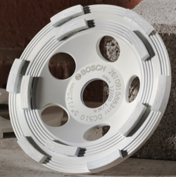 Bosch adds 10 new 4-, 4-½-, 5- and 7-inch diamond cup wheels that offer job versatility and improved dust removal. 