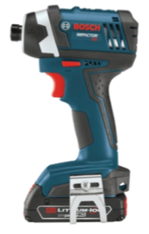 The Bosch IDS181 18V Compact Tough impact driver has a compact 5.4-inch head length for getting into tight spots and a lean mean weight of just 2.9 pounds.