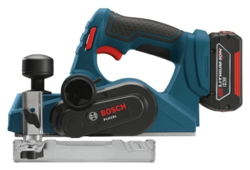 The 18V model PLH181K planer boasts a full 3 ¼-inch cutting width and an adjustable depth to 1/16 of an inch.