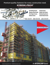 Intercorp., an importer of high quality construction fasteners under the Strong-Point brand, is pleased to announce the release of their new product catalog and redesigned website. Intercorp., an importer of high quality construction fasteners under the Strong-Point brand, is pleased to announce the release of their new product catalog and redesigned website.