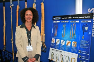 Werner Ladder used the 2011 STAFDA show as the launch pad for its all-new fall protection line.  &ldquo;This show has  been fantastic,&rdquo; said Stacy Gardella, channel marketing manager for Werner.