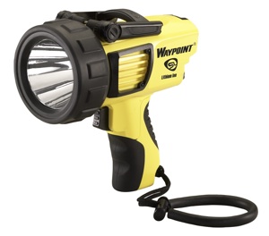 Streamlight, Inc. introduces a lithium-ion rechargeable version of its Waypoint spotlight.