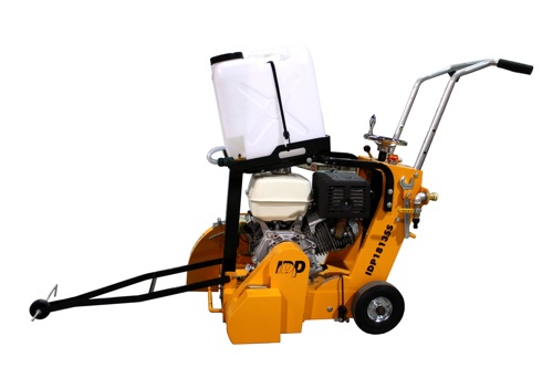 The Bartell Morrison model 1813SS walk behind saw functions as an 18” capacity push saw or as a “pot hole” saw. The Bartell Morrison model 1813SS walk behind saw functions as an 18” capacity push saw or as a “pot hole” saw.