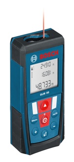 Bosch is expanding its laser distance measurer portfolio with the launch of the new Bosch GLM 50, designed for users who need a simplified, yet durable laser distance measurer for daily use on the jobsite.