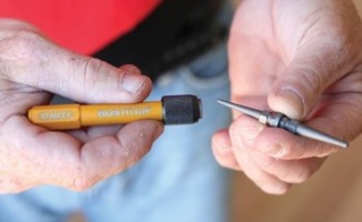 The reversible Bostitch  nail set.