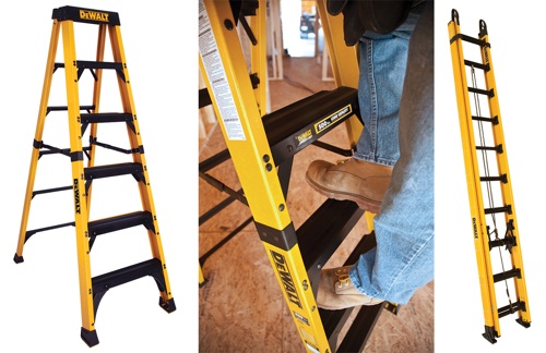 The new DEWALT climbing line from Louisville ladder includes 13 unique products that offer the performance and versatility that professionals need to tackle nearly any climbing task on a jobsite.