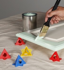The popular Painters Pyramid now has wing tabs that allow the pyramids to be locked or fastened in place or even together for greater stability and versatility in  a variety of applications. 