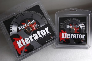 Performance Diamond Products' "Xlerator" High Performance Diamond Tools combine the highest quality raw materials and specialized mechanical design for high-speed cutting and long life without overheating