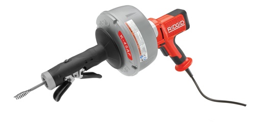 The Ridgid K45AF Autofeed drain cleaner. The Ridgid K45AF Autofeed drain cleaner.