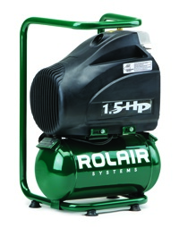 Rolair's FC1500HBP2 air compressor. Rolair's FC1500HBP2 air compressor.
