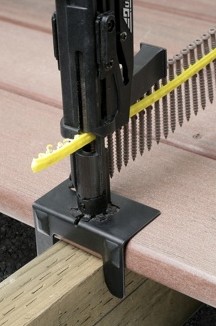 The Quik Drive PRO300S auto-feed screw driving system by Simpson Strong-Tie now includes a new decking nose clip. 