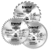 Trend  Routing's new 29-blade lineup of pro-grade thin-kerf circ saw blades