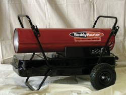 Sureheat's ReddHeater Professional Series 215K BTU Multi-fuel Forced Air Heater. 