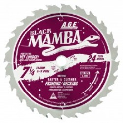Amana Black Mamba thin kerf saw blades. 