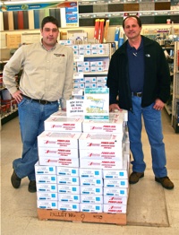 Steve Hart (L), Carter Lumber; Paul Radice (R), Gotham Staple Steve Hart (L), Carter Lumber; Paul Radice (R), Gotham Staple