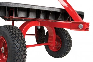 Rubbermaid's 5th-wheel truck is a versatile player in the shop and on the job site. Rubbermaid's 5th-wheel truck is a versatile player in the shop and on the job site.