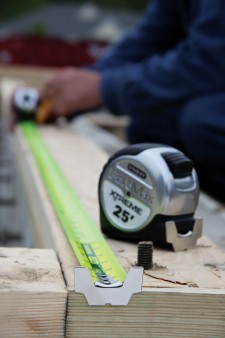 Stanley's FatMax Xtreme tape rule features 13 feet of stand-out and a 138-percent larger hook for easy grabs.