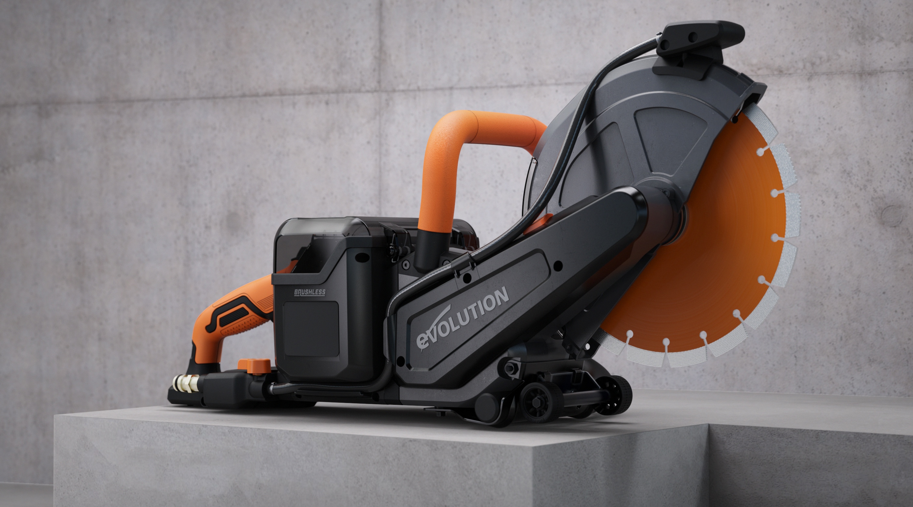 Evolution Power Tools Cordless R10DCT-Li 10-inch Concrete Saw Evolution Power Tools Cordless R10DCT-Li 10-inch Concrete Saw