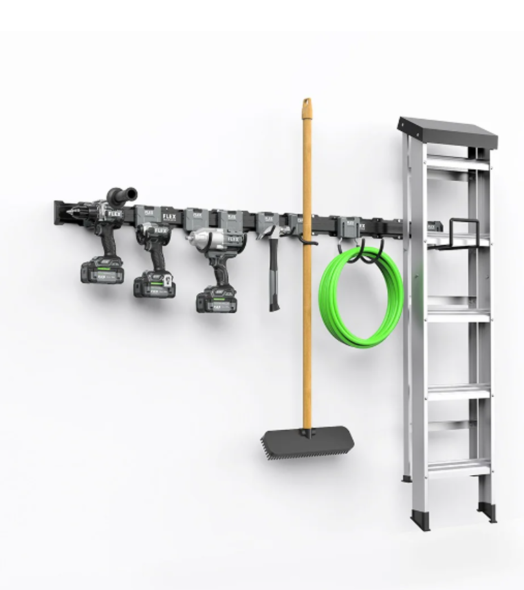 FLEX TRACK-LOCK Wall-Mount Storage System FLEX TRACK-LOCK Wall-Mount Storage System