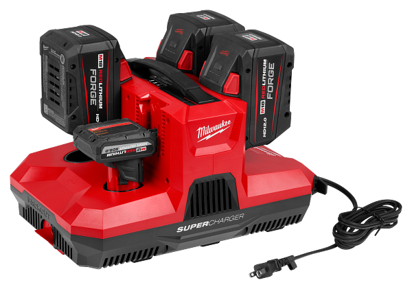 Milwaukee Tool M18/M12 Four Bay Simultaneous Super Charger Milwaukee Tool M18/M12 Four Bay Simultaneous Super Charger
