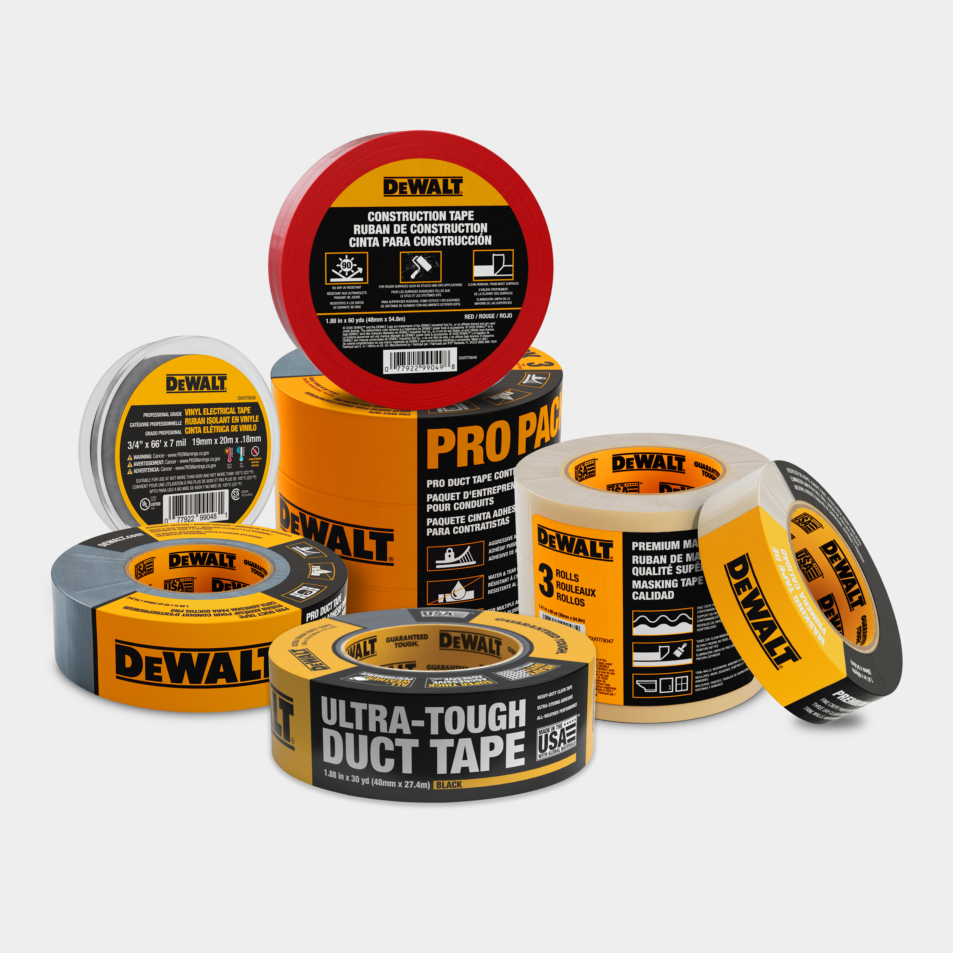 DEWALT Heavy-Duty Adhesive Tape DEWALT Heavy-Duty Adhesive Tape